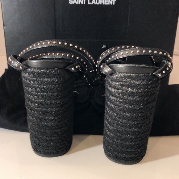 Authentic Saint Laurent Cassadra Wedges - Picture 5 of 15